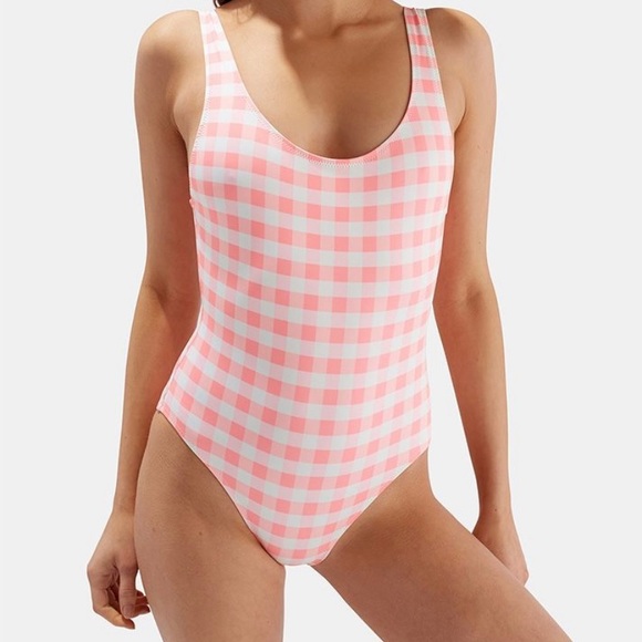 Solid & Striped Annemarie gingham One piece swimsuit - Picture 4 of 4